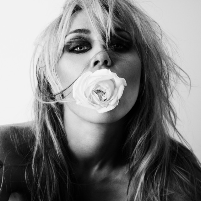 Miley Cyrus' "Bass Persuades" album cover.